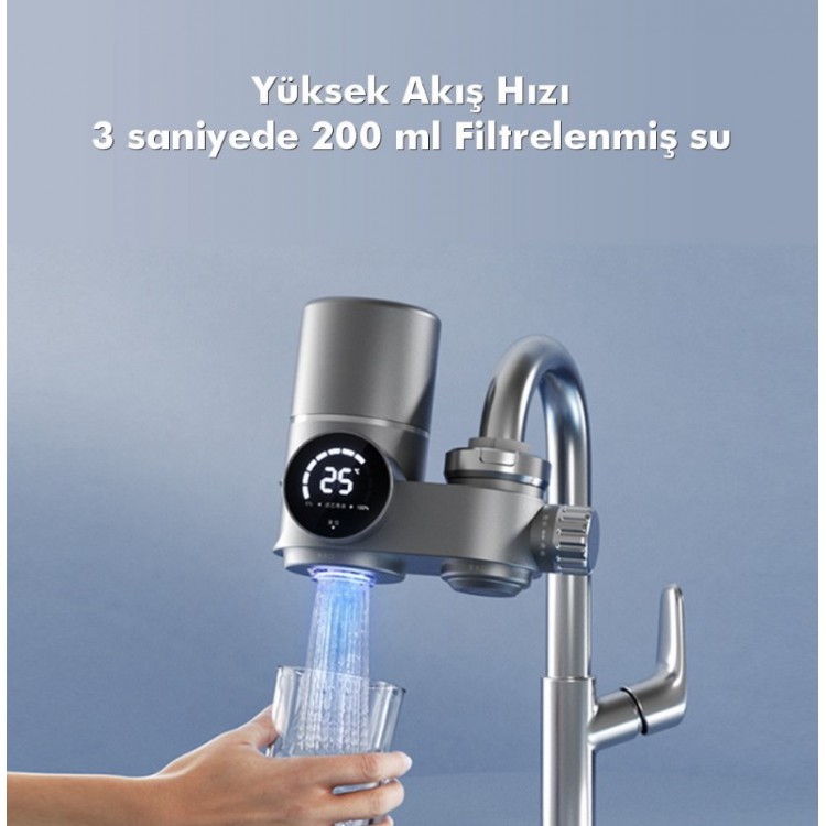 Dijital Ekranlı Çerşme Filtresi